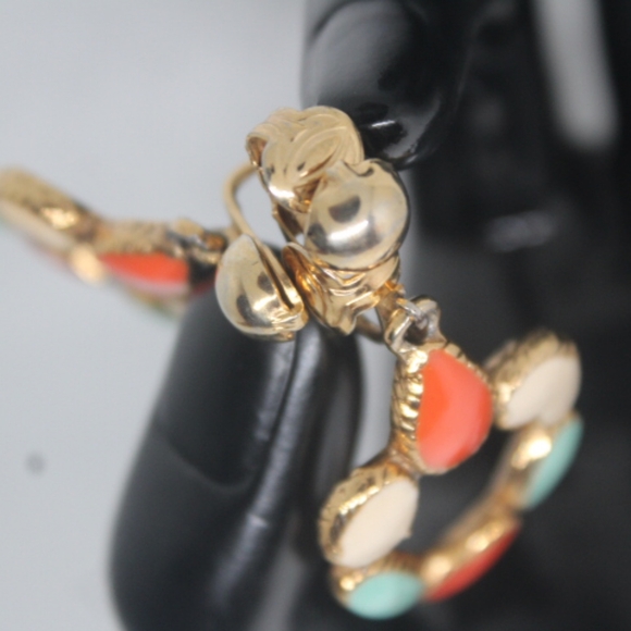 VINTAGE ☆Glow in the Dark☆ UV REACTIVE☆ Clip On Earrings - Picture 8 of 11